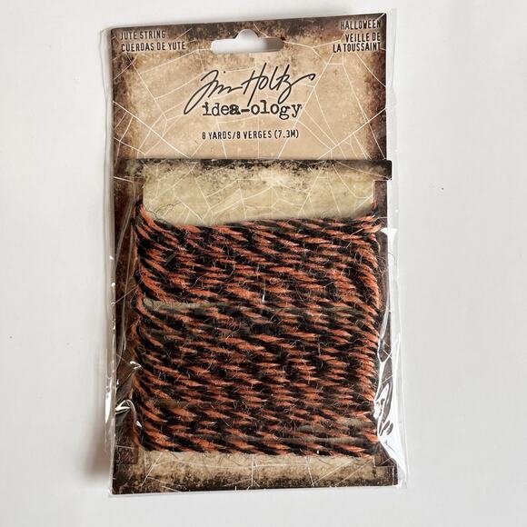 Tim Holtz idea-ology Halloween Bundle - Mummy Cloth, Fringe, & Jute String - Picture 4 of 7